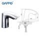 Сенсорный смеситель для умывальника Г-образный шпилька Gappo 1/4 G518, Хром