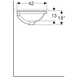 Умывальник Geberit Variform 48x42 500.749.01.2, Белый