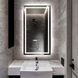 Зеркало Dusel DE-M0061S1 Black 65x80 см, Черный/золото