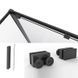 Душова кабіна Dusel DSL191B+DSL195B Black Matt 1200x800x1900, Черный матовый, прозорий, чорний матовий, 120x80
