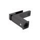Смеситель с гигиенической лейкой Qtap Gemini QTGEM272GMB45692 Gunmetal Black PVD, Шлифованный черный хром