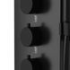 Душова панель Corsan Samsara black LED з виливом та термостатом S003TBLLEDW, Черный матовый