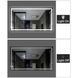 Зеркало Dusel DE-M0061S1 Black 65x80 см, Черный/золото