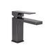 Смеситель с гигиенической лейкой Qtap Gemini QTGEM272GMB45692 Gunmetal Black PVD, Шлифованный черный хром