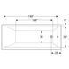 Ванна акрилова Geberit Selnova Square 170x70 554.384.01.1 + ніжки, Білий