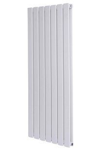 Вертикальный дизайнерский радиатор отопления Arttidesign Livorno II 7/1200/476/50 белый матовий, Белый матовый