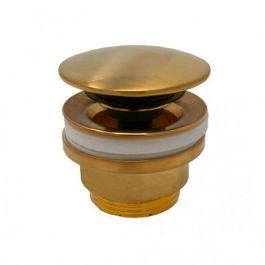 Донный клапан Paffoni click-clack honey gold brushed ZSCA050HGSP, Золотой