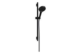 Душовий гарнітур Hansgrohe Rainfinity EcoSmart зі штангою 65 см matt black 28746670, Черный матовый