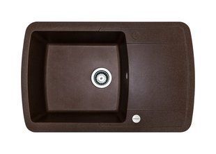 Кухонная мойка Adamant Optimaks 775x495x200 коричневый 527223, Цемент матовый