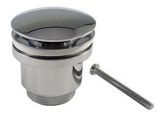 Донный клапан Frap F62, автомат, 1 1/4", хром, Хром