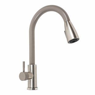 Смеситель для кухни с выдвижным изливом Platinum KT 8203 (8614) Дюна комби, Терра