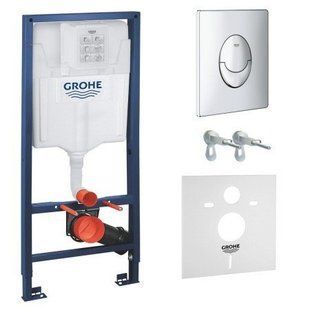 Інсталяція прихованого монтажу для унітазу Grohe RAPID SL 38721001+37131000