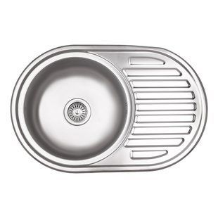 Кухонная мойка Lidz 7750 0,6 мм Micro Decor (LIDZ7750DEC06), Decor
