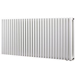 Дизайнерский радиатор Betatherm Quantum 2 H-500 мм, L-1205 мм с нижним подключением BQ 2050/30 9016M 88, Белый матовый