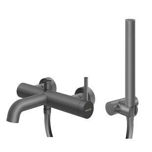 Смеситель для ванны Kohlman Axel graphite настенный KPL-QW110AG, Графит