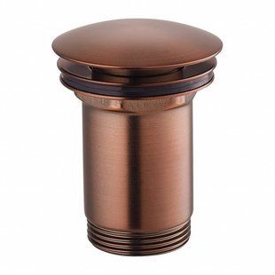 Донный клапан Omnires click-clack antique copper A706ORB, Бронза