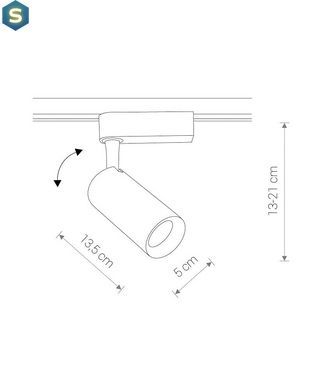 Трековий світильник Nowodvorski 9006 Iris LED 1x20W 4000K 1450Lm IP20 Wh