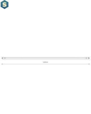 Лампа Nowodvorski 7502 Tube T8 1x22W 3000K 3200Lm Transparent
