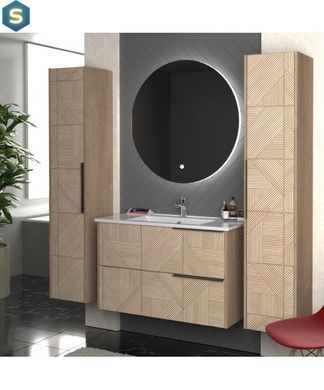 Тумба Мойдодир Illusion 70-A з умивальником ID-70 дуб натуральний, Дуб