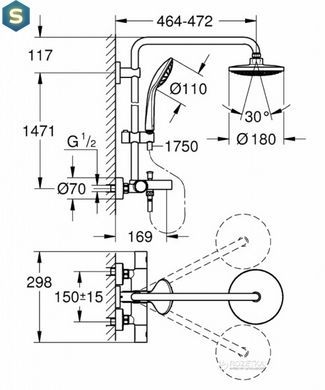 Душова система Grohe Euphoria 27475000