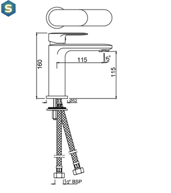 Смеситель для умывальника Jaquar Opal Prime OPP-CHR-15011BPM, Хром
