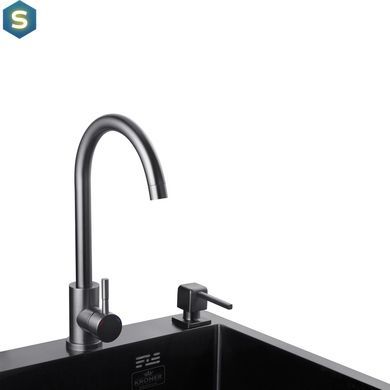 Дозатор для моющего средства Kroner KRP Spender - SCH054 CV030015, Графит