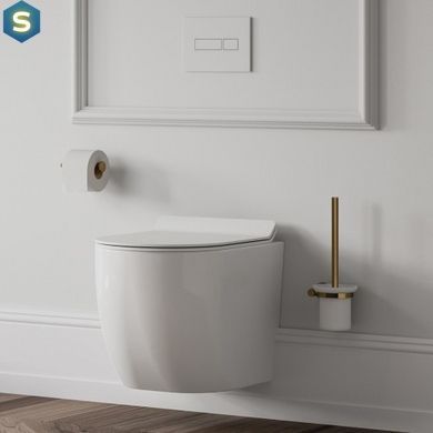 Єршик для унітазу Omnires Modern Project gold MP60620GL, Золотий