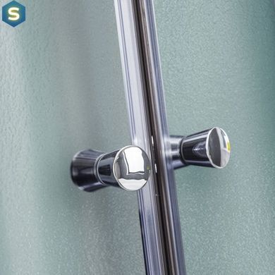 Душевой бокс Lidz Tani SB90x90.SAT.HIGH.FR Frost, Хром матовый, матовый, хром матовый