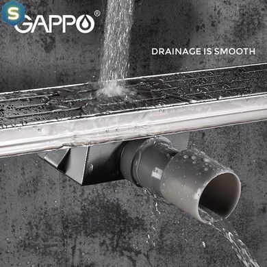 Душевой канал Gappo G88007-1, 70х800 мм, нержавеющая сталь
