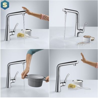 Смеситель кухонный Hansgrohe Metris Select 14883000
