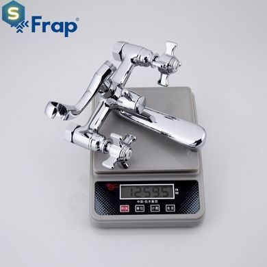 F3024 Змішувач буксовий для ванни короткий гусак Frap 1/10, Хром