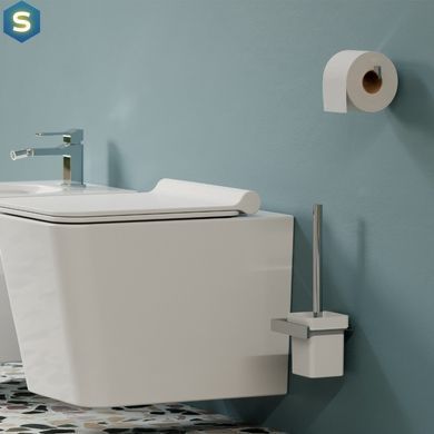 Йоржик для унітазу Omnires Nelson chrome NL80620CR, Хром