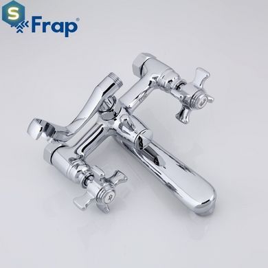 F3024 Змішувач буксовий для ванни короткий гусак Frap 1/10, Хром