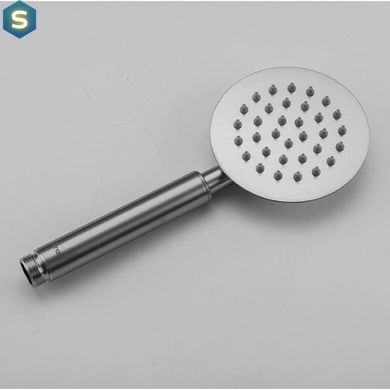 Душевая система Frap F24805, поворотный излив - переключатель на лейку, 1 режим, сатин, Хром матовый