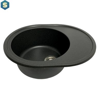 Кухонна мийка Adamant Vast 610x495x200 графіт 100001490, Графит