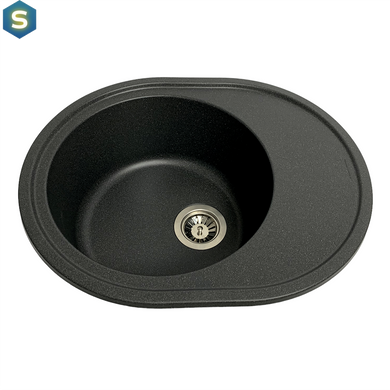 Кухонна мийка Adamant Vast 610x495x200 графіт 100001490, Графит
