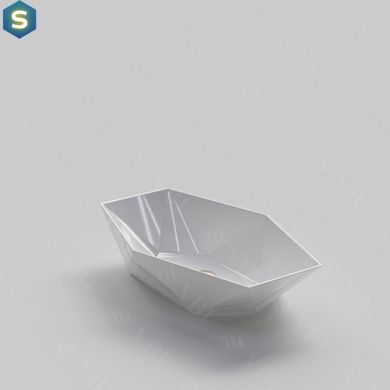 Умывальник (раковина) VBI VENEZIA S WHITE накладной, Белый