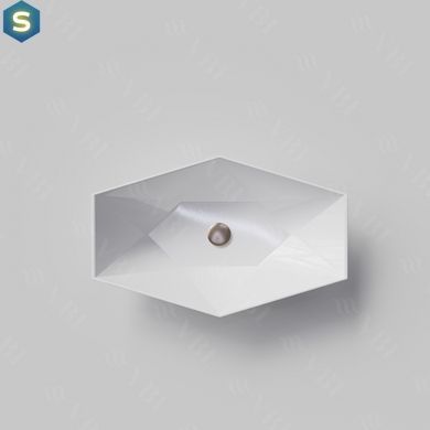 Умывальник (раковина) VBI VENEZIA S WHITE накладной, Белый