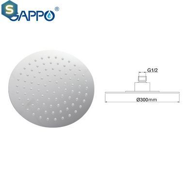 Тропический душ Gappo G29, &Oslash;200 мм, нержавеющая сталь, хром, Хром