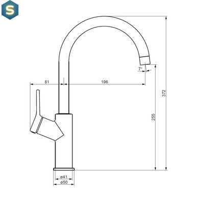 Змішувач для кухні Damixa Eclipse хром DX310720000, Хром