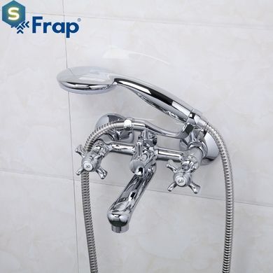 F3024 Змішувач буксовий для ванни короткий гусак Frap 1/10, Хром