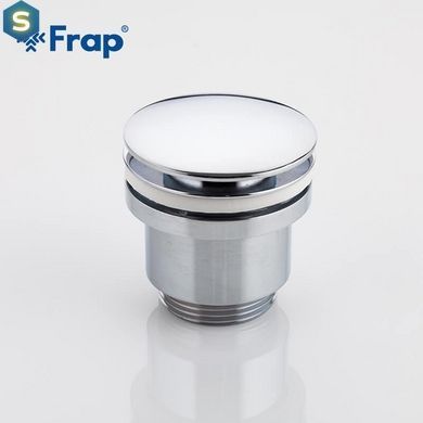 Донний клапан Frap F62, автомат, 1 1/4", хром, Хром