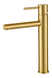 Змішувач для умивальника VBI Lirio високий brushed gold VBI-050501BG, Золотий