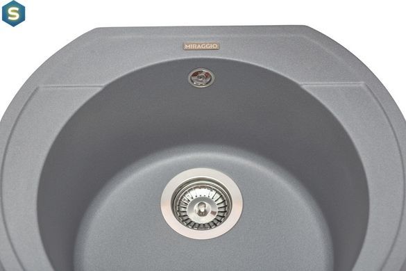 Кухонна мийка гранітна Miraggio Tuluza gray 520x483x204 00210206, Каппучино