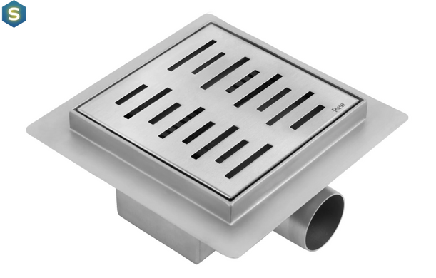 Трап для душа Rea Line 15x15 nickiel brushed REA-G6205