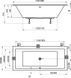 Ванна акрилова Ravak Formy 01 Slim 180x80 C881300000, Білий