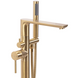 Смеситель для ванны Rea Flores brushed gold напольный REA-B2713, Золотой