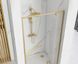Душевая дверь Rea Rapid Swing 100 brushed gold REA-K2503, прозрачный, золотой