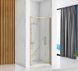 Душевая дверь Rea Rapid Swing 100 brushed gold REA-K2503, прозрачный, золотой