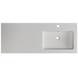 Раковина глянцевая врезная Amidicon Rodeo 120R 1200x480 из литого камня RODEO_120R_HL, Белый